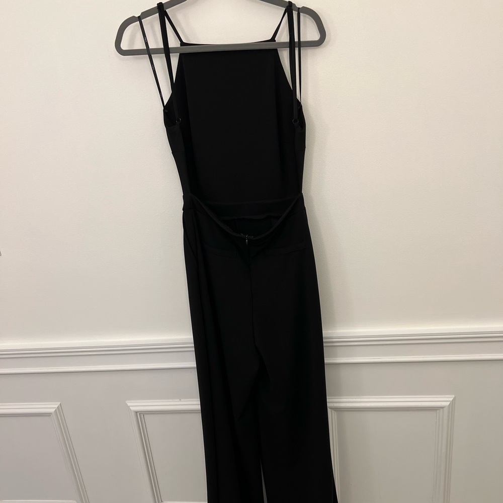 Lulus open back wide leg romper